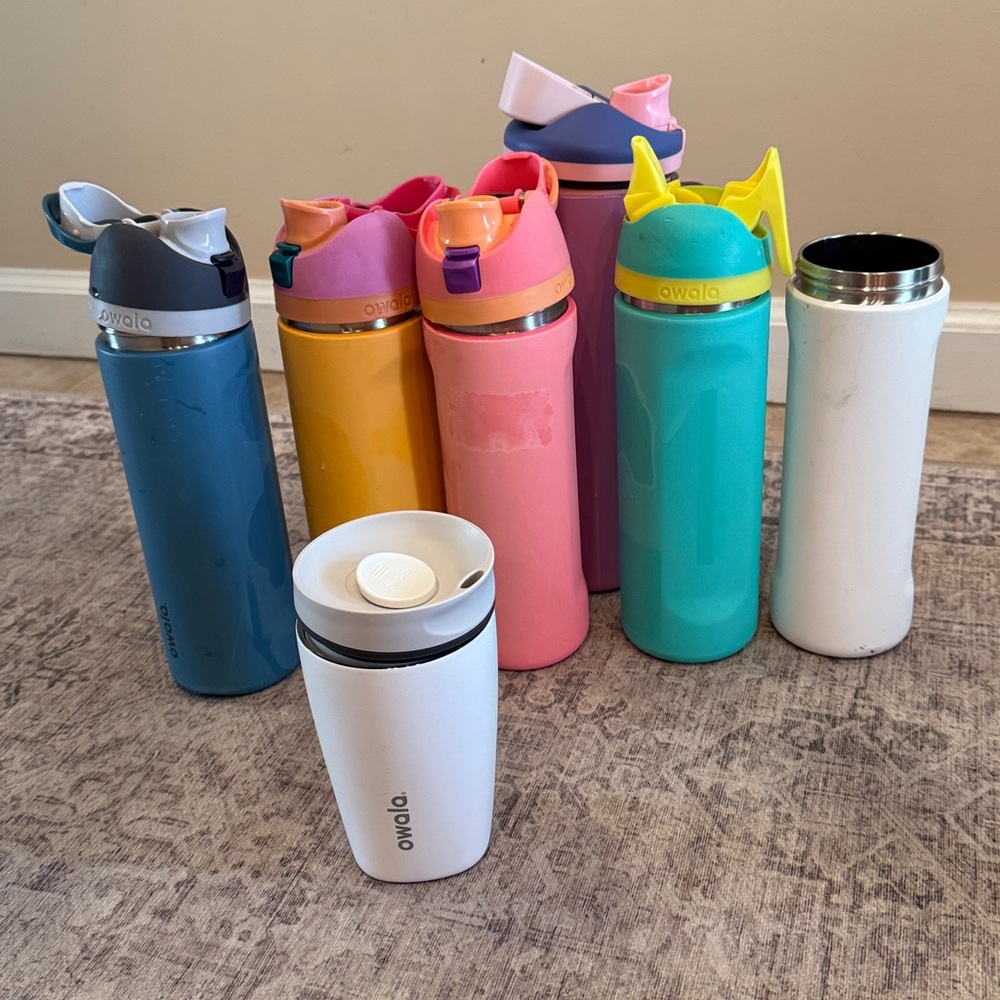 Owala Free sip/tumbler/coffee mug bundle of 7